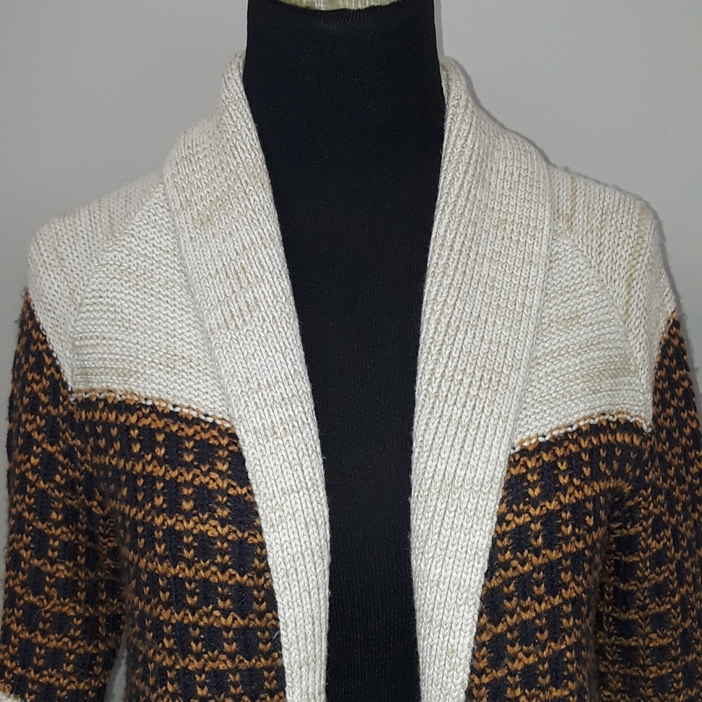 Love Marks Open Front Color Block Cardigan - image 5